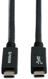 Prokord USB3.1 CM-CM 02 USB-kabel USB 3.2 Gen 2 (3.1 Gen 2) 0,5 m USB C Sort