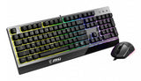 MSI S11-04DE601-CLA tastatur Mus inkluderet Spil USB QWERTZ Tysk Sort