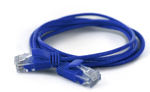 Wantec 7242 netværkskabel Blå 0,5 m Cat6a U/UTP (UTP)
