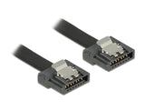 DeLOCK 0.5m SATA III SATA-kabel 0,5 m SATA 7-pin Sort