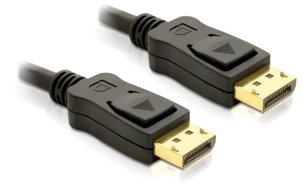 DeLOCK Cable DisplayPort 1.2 male > DisplayPort male 4K 1 m Sort