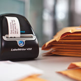 DYMO Ægte LabelWriter-adresselabels | 28 mm x 89 mm | Selvklæbende | Rulle med 130 | 2-pak (260 let-aftrækkelige labels) | til LabelWriter-labelprintere | Fremstillet i Europa