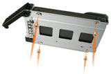 Icy Dock MB994SK-1B drive bay panel Sort