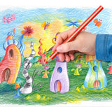 Staedtler 128 Sort, Blå, Bordeaux, Brun, Grøn, Lyse Blå, Lysegrøn, Orange, Fersken, Rød, Violet, Gul 12 stk