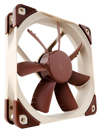 Noctua NF-S12A PWM Computerkølesystem Computerkabinet Ventilator 12 cm Beige, Brun