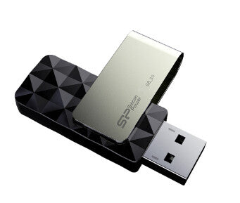 Silicon Power Blaze B30 USB-nøgle 256 GB USB Type-A 3.2 Gen 1 (3.1 Gen 1) Sort, Sølv