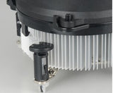 Akasa AK-959CU Computerkølesystem Processor Køler 9,2 cm Sort, Sølv