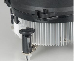 Akasa AK-959CU Computerkølesystem Processor Køler 9,2 cm Sort, Sølv