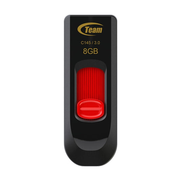 Team Group C145 USB-nøgle 8 GB USB Type-A 3.2 Gen 1 (3.1 Gen 1) Sort, Rød
