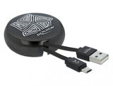 DeLOCK 85818 USB-kabel USB 2.0 0,92 m USB A USB C Sort