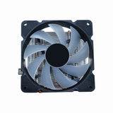 Gembird CPU-HURACAN-ARGB-X140 Computerkølesystem Processor Luftkøler 12 cm Sort, Hvid