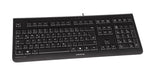 CHERRY KC 1000 tastatur Kontor USB QWERTY Spansk Sort