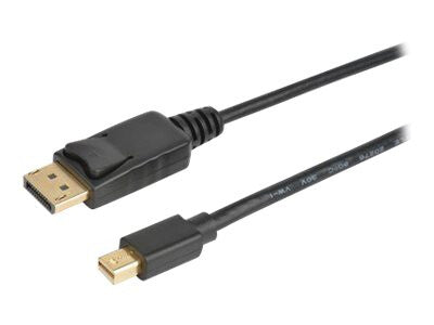 Prokord DP-MDP 0040 DisplayPort kabel 1 m Mini DisplayPort Sort