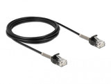 DeLOCK 87020 netværkskabel Sort 3 m Cat6a U/UTP (UTP)