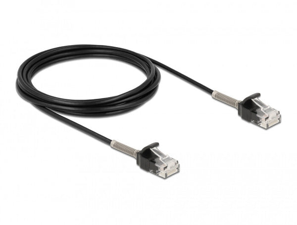 DeLOCK 87020 netværkskabel Sort 3 m Cat6a U/UTP (UTP)