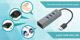 i-tec Metal U3METALG3HUB interface hub USB 3.2 Gen 1 (3.1 Gen 1) Type-A 5000 Mbit/s Grå