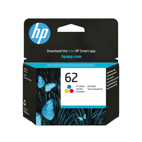 HP Original 62-blækpatron, trefarvet