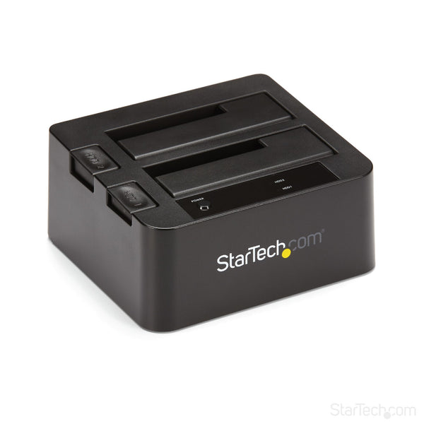 StarTech.com SDOCK2U313 drev dockingstation USB 3.2 Gen 2 (3.1 Gen 2) Type micro-B Sort