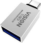 Vision TC-USBC3A kabel kønsskifter USB-A USB-C Hvid