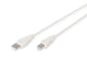 Digitus AK-300102-018-E USB-kabel USB 2.0 1,8 m USB A USB B 0,48 Gbit/sek. Beige