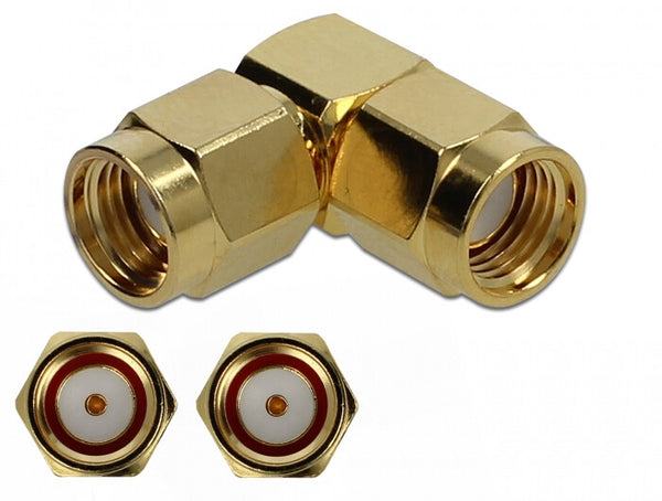 DeLOCK 89949 kabelsamler RP-SMA, RP-SMA Guld