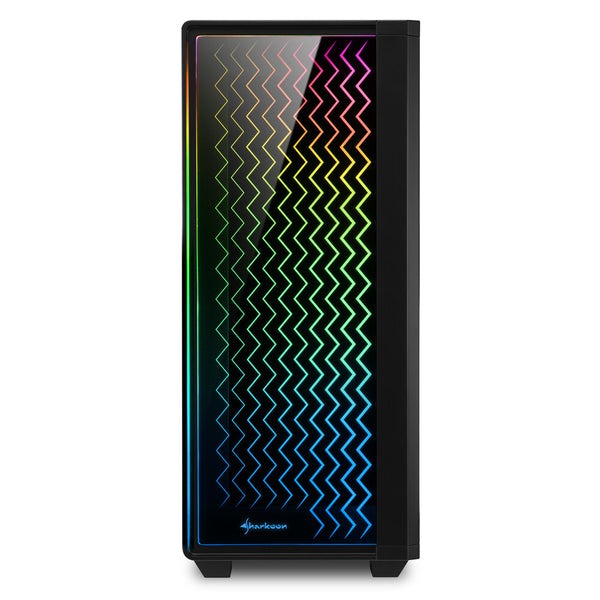Sharkoon RGB LIT 200 Midi Tower Sort