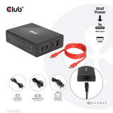 CLUB3D CAC-1906 oplader til mobil enhed Universel Sort DC Indendørs