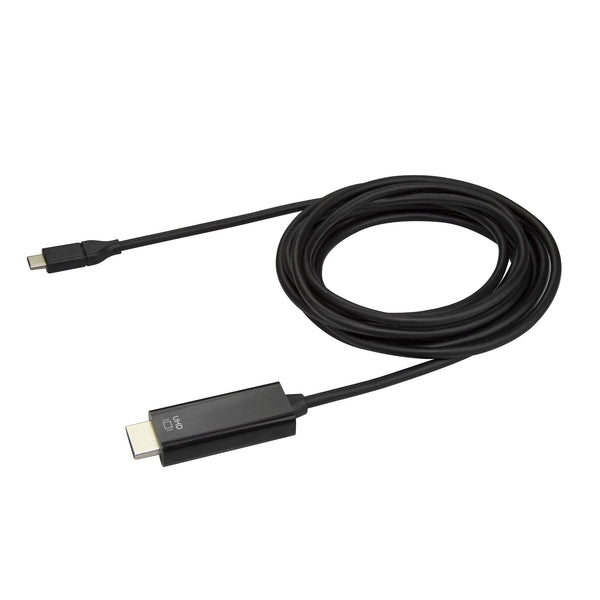 StarTech.com CDP2HD3MBNL videokabel adapter 3 m USB Type-C HDMI Sort
