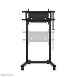Neomounts FL55-975BL1 multimedie vogn & stand Sort Fladt panel Multimedie kurv/trolley
