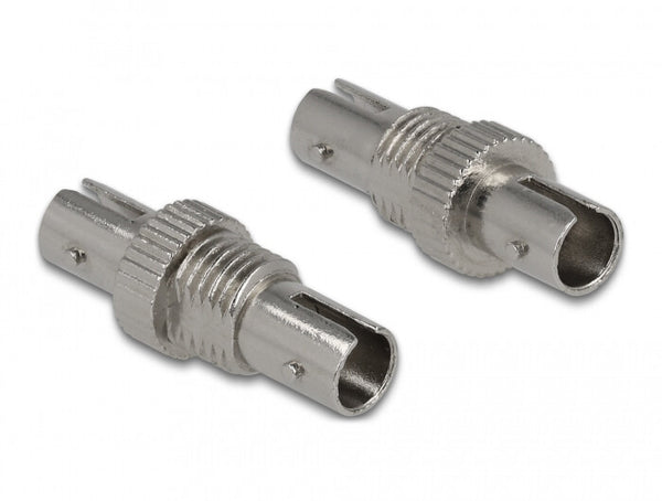 DeLOCK 86835 fiber adapter ST/ST 1 stk Metallic