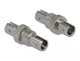 DeLOCK 86835 fiber adapter ST/ST 1 stk Metallic