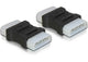 DeLOCK 65044 kabel kønsskifter 4-pin Molex Sort