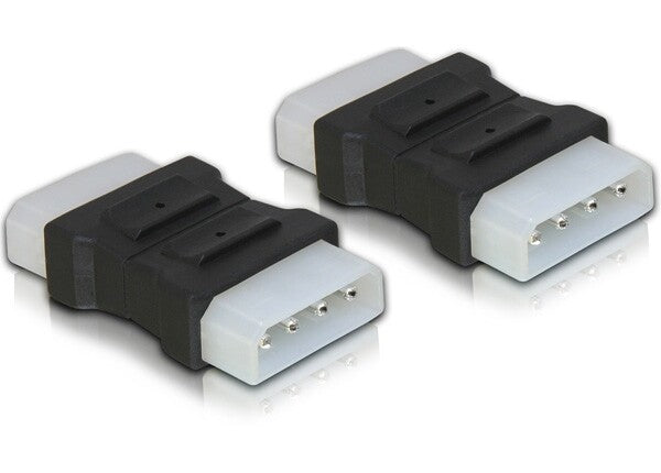 DeLOCK 65044 kabel kønsskifter 4-pin Molex Sort