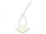 DeLOCK 18677 kabelbinderbeslag Hvid Nylon 10 stk