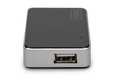 Digitus DA-70220 interface hub USB 2.0 Mini-B 480 Mbit/s Sort, Sølv