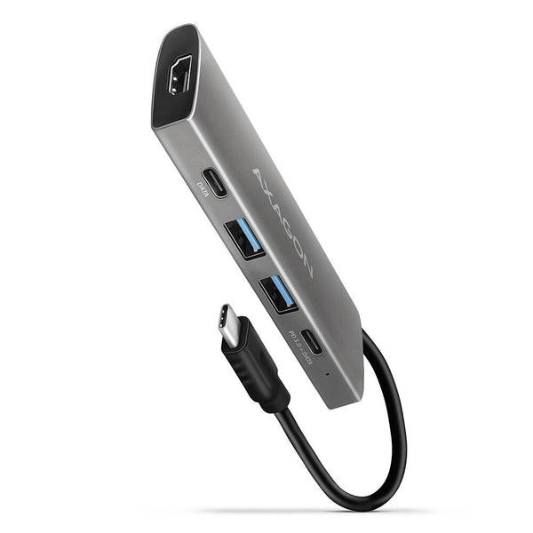 Axagon HMC-5G2 dockingstation Ledningsført USB 3.2 Gen 2 (3.1 Gen 2) Type-C Grå