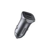 Ugreen 30780 oplader til mobil enhed Universel Sort Cigartænder Hurtig opladning Automatisk