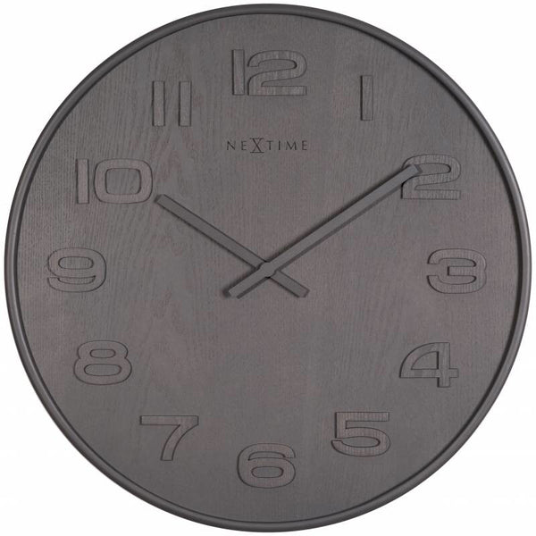 NeXtime 3095GS Væg- og bordur Kvartsur Cirkel Grå