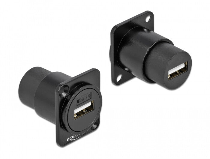 DeLOCK 86784 kabel kønsskifter USB A Sort