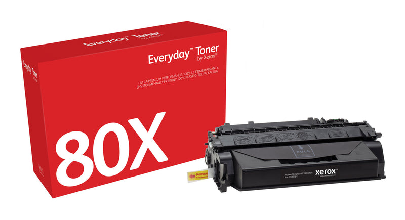 Everyday™ sprt Toner by Xerox compatible with HP 80X (CF280X), Høj kapacitet