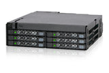 Icy Dock MB606SPO-B drive bay panel Sort