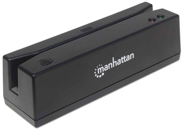 Manhattan 460255 magnetisk kortlæser USB Sort