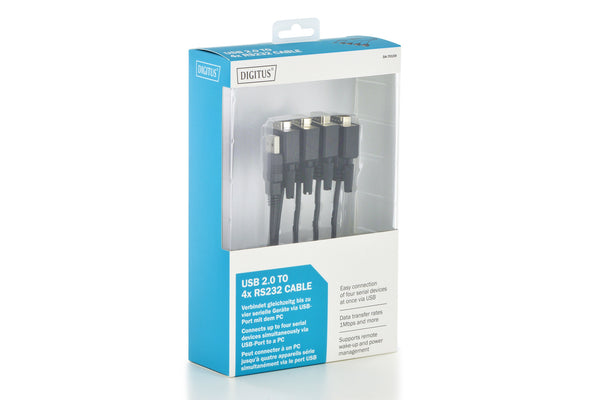 Digitus DA-70159 serielkabel Sort 1,5 m USB Type-A DB-9