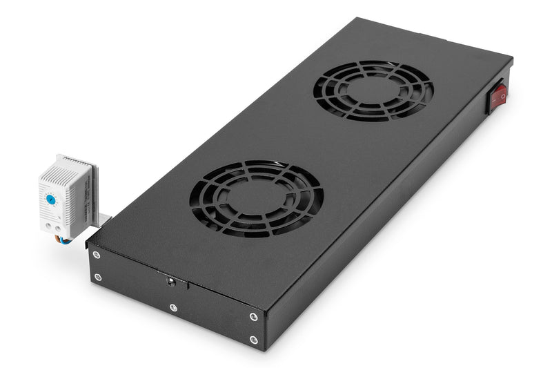 Digitus DN-19 FAN-2-HO-SW tilbehør til rack Blæserpanel