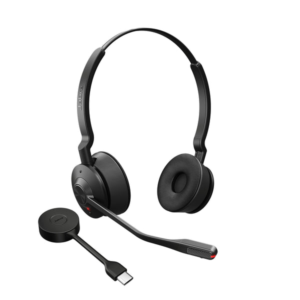 Jabra Engage 55 MS Stereo Headset Trådløs Kontor/Callcenter USB Type-A Sort