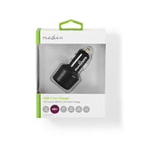 Nedis CCPD30W100BK oplader til mobil enhed Smartphone Sort Cigartænder Hurtig opladning Automatisk