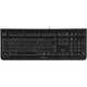 CHERRY KC 1000 tastatur Universel USB QWERTY Nordisk Sort