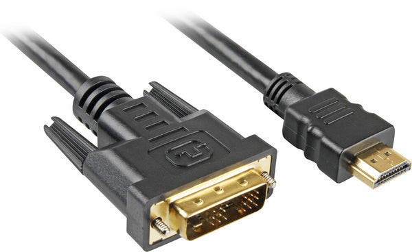 Sharkoon 4044951009060 videokabel adapter 3 m HDMI DVI-D Sort