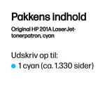 HP Original 201A LaserJet-tonerpatron, cyan