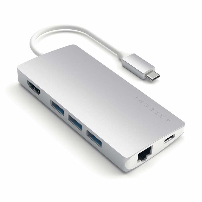 Satechi ST-TCMA2S dockingstation USB 3.2 Gen 1 (3.1 Gen 1) Type-C Sølv